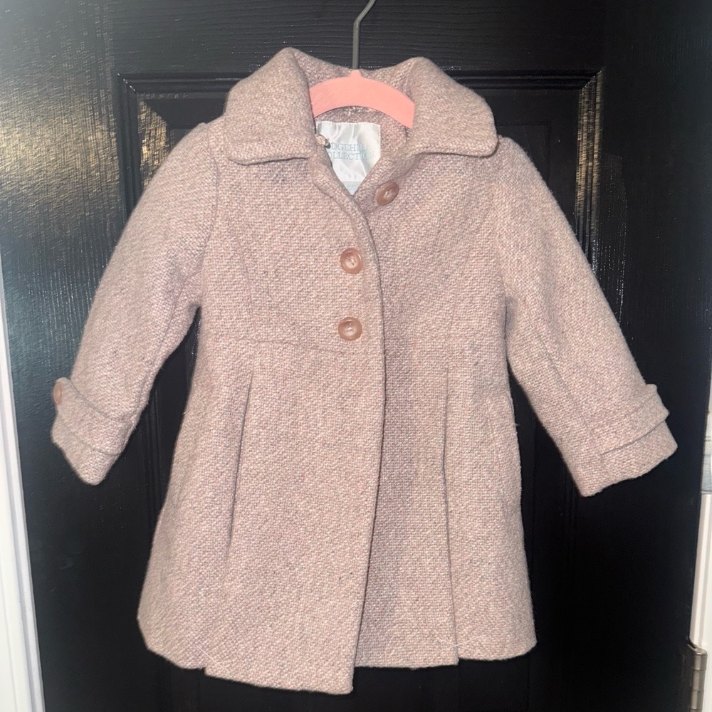 Edgehill Collection Pink Pea Coat for Kids
